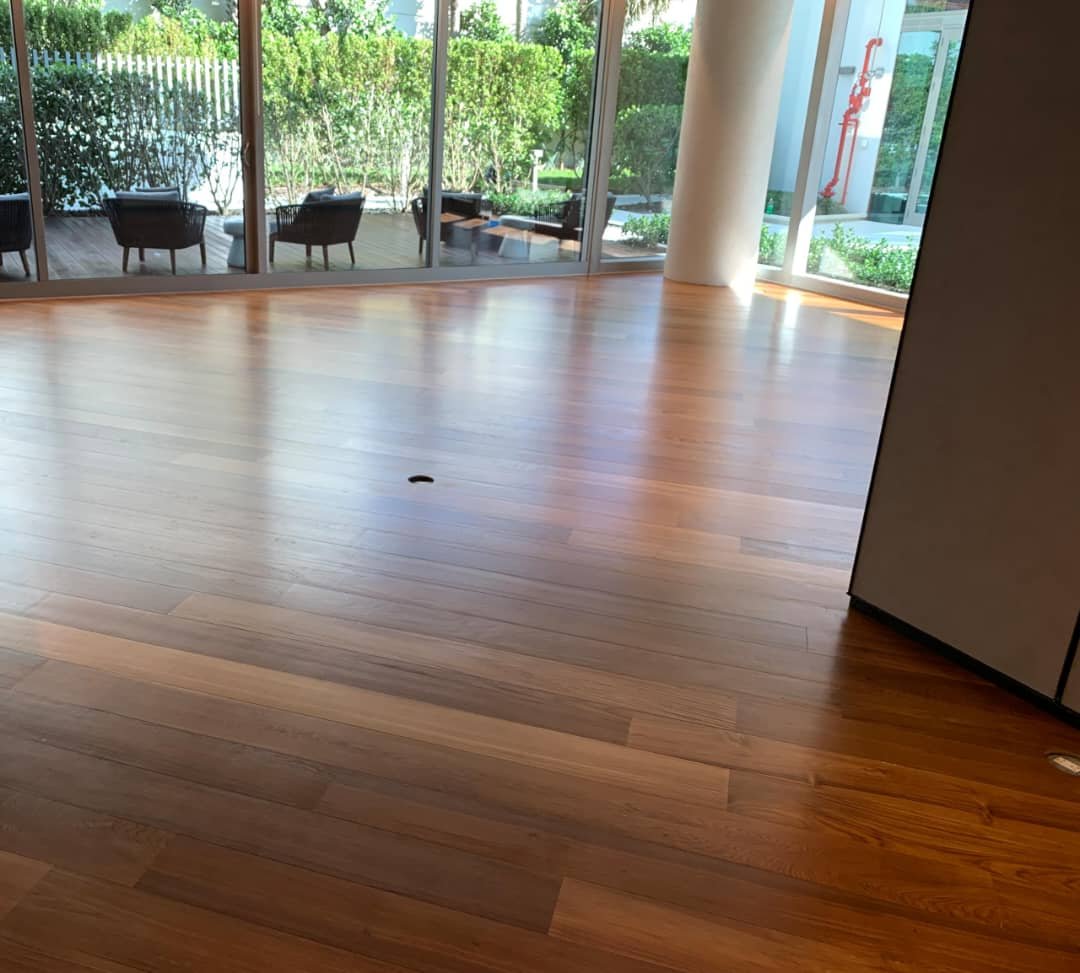 wood floor polishing service